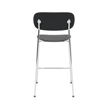 Co Bar Chair baarituoli - Musta tammi-kromattu teräs, 65 cm - Audo Copenhagen