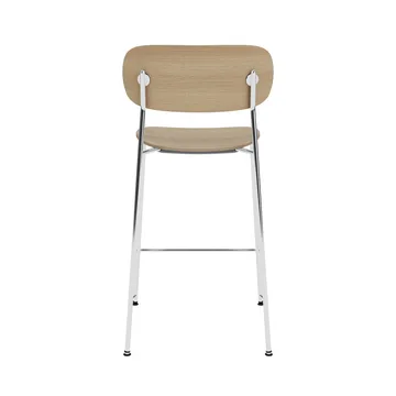 Co Bar Chair baarituoli - Tammi-kromattu teräs, 65 cm - Audo Copenhagen