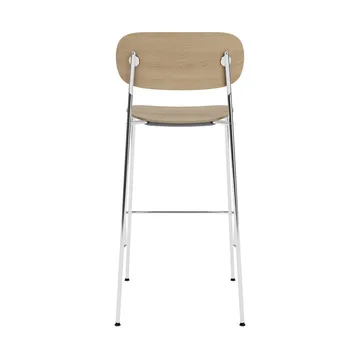 Co Bar Chair baarituoli - Tammi-kromattu teräs, 75 cm - Audo Copenhagen