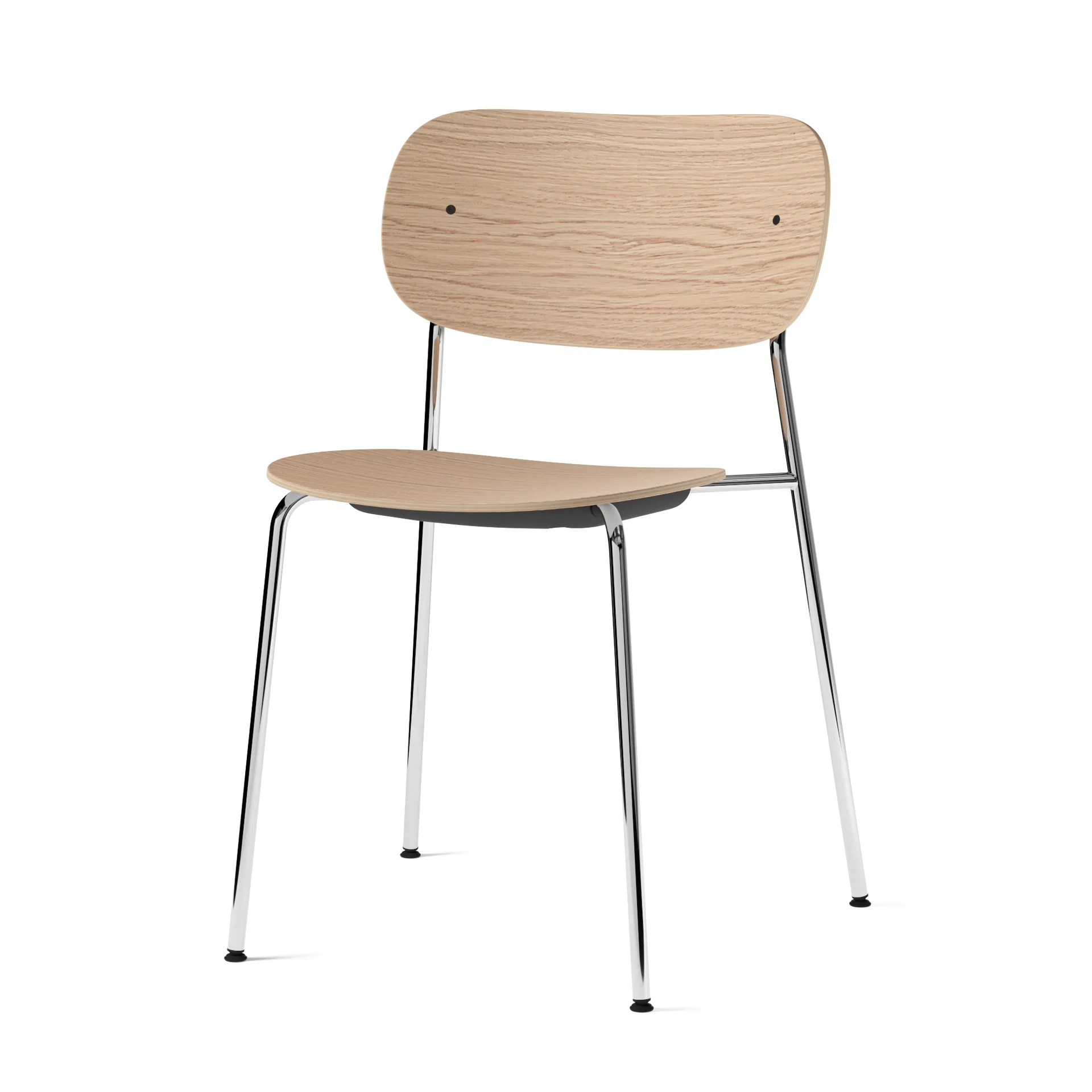 Co ruokatuoli kromatut jalat, Tammi Audo Copenhagen