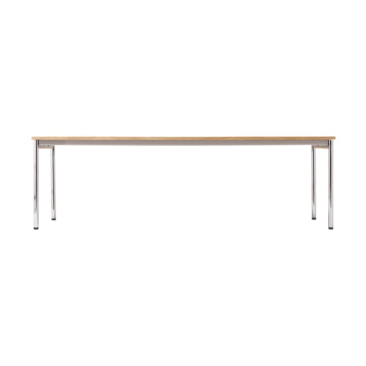 Co Table konferenssipöytä 240x100cm, Chrome, laminate creme Audo Copenhagen