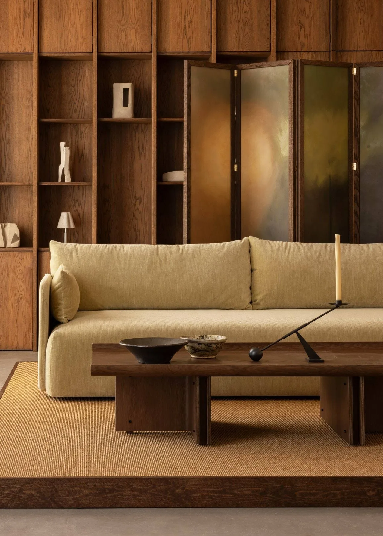 Conrad Lounge Table tammi, Tummapetsattu tammi, 149x74 cm Audo Copenhagen
