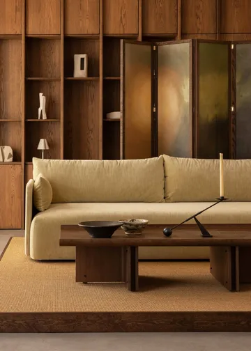 Conrad Lounge Table tammi - Tummapetsattu tammi, 149x74 cm - Audo Copenhagen