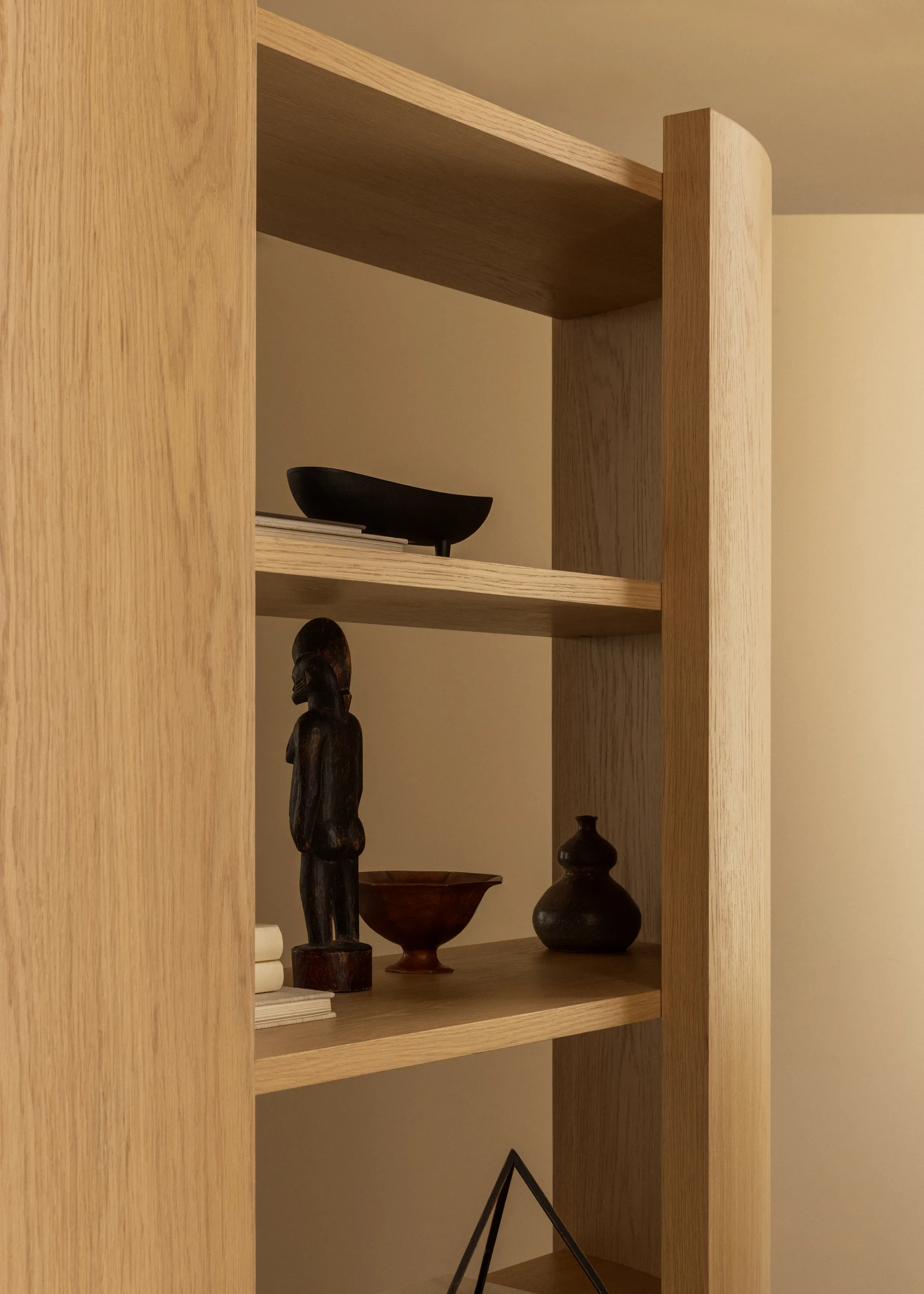 Crescent hylly, Käsittelemätön tammi, 150x173 cm Audo Copenhagen