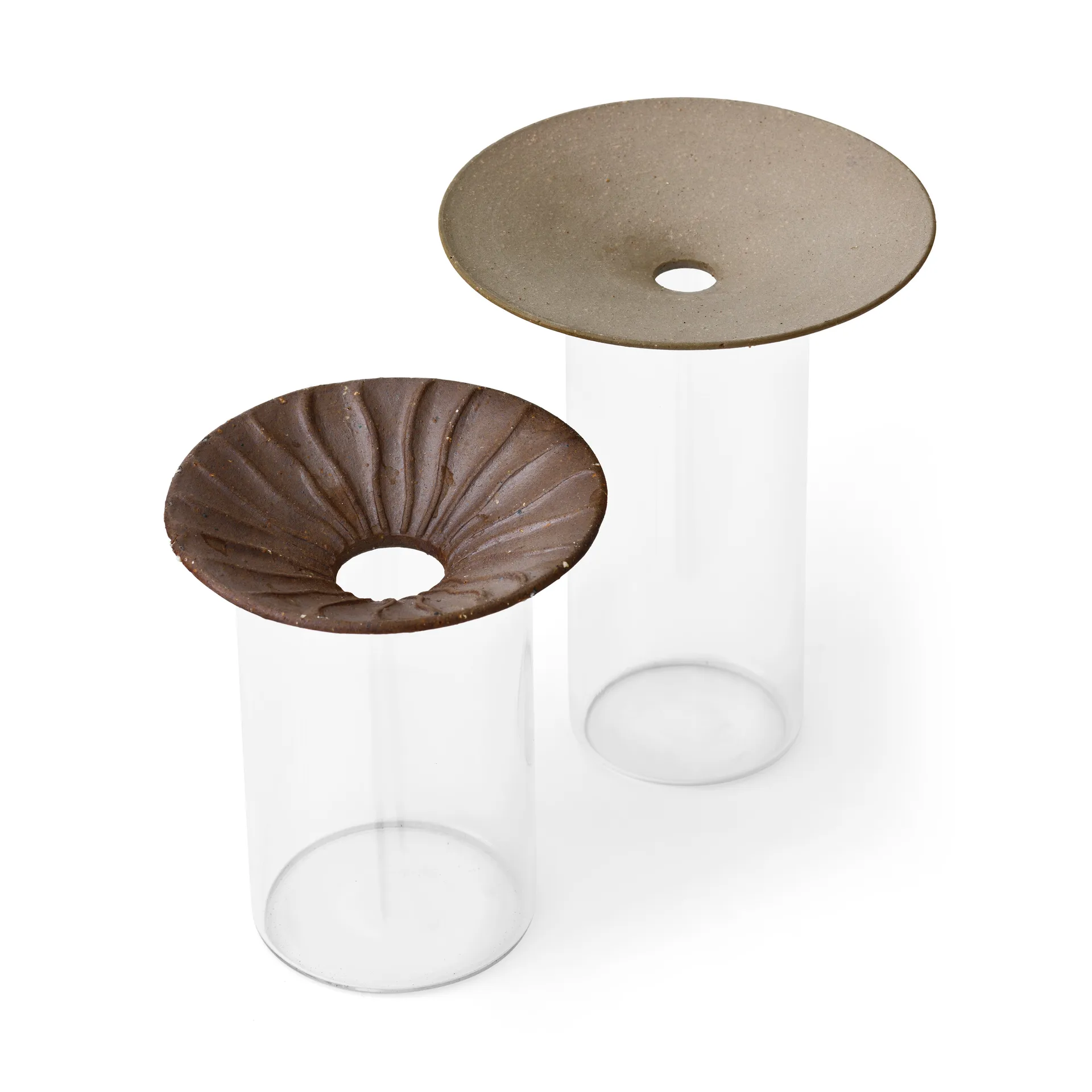 Cresco Propagation -maljakko 2 osaa, Ruskea-kirkas Audo Copenhagen