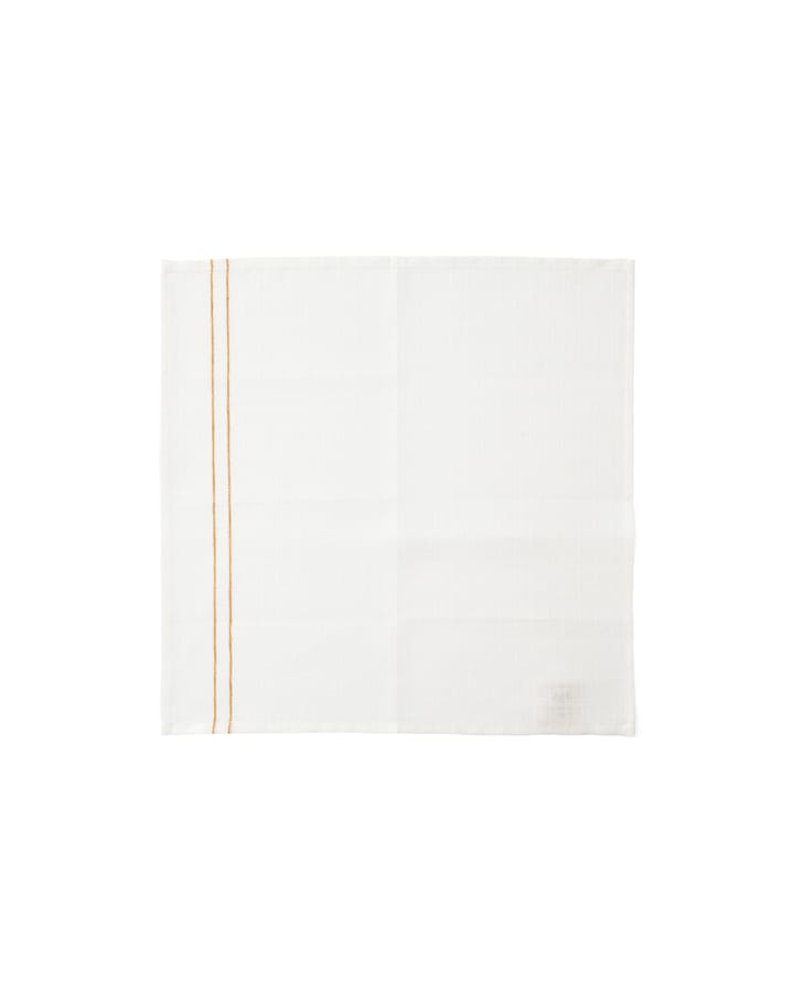 Cressida pellavalautasliina 45 x 45 cm, Ochre Audo Copenhagen