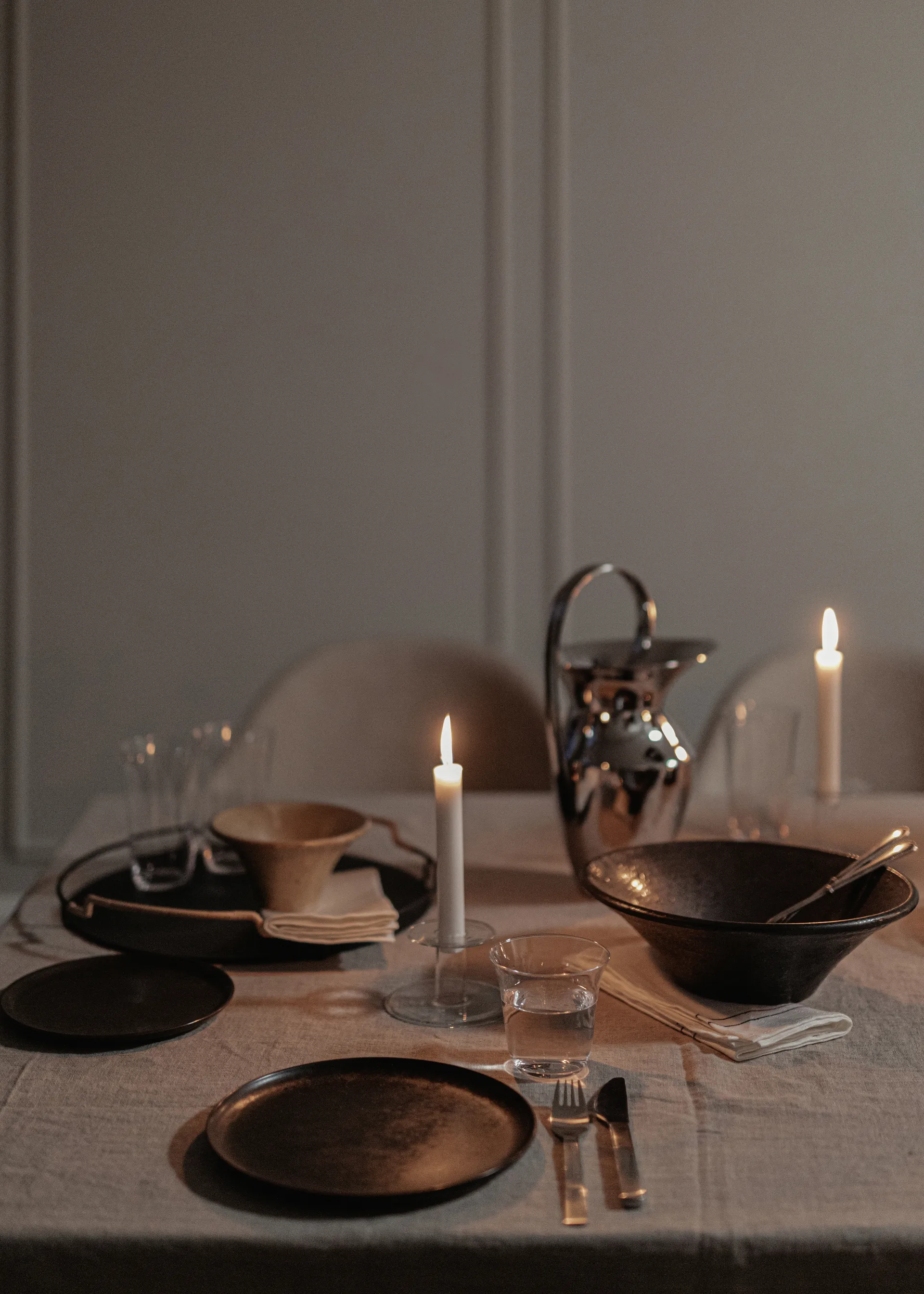 Etruscan kannu 33 cm, Ruostumaton teräs Audo Copenhagen