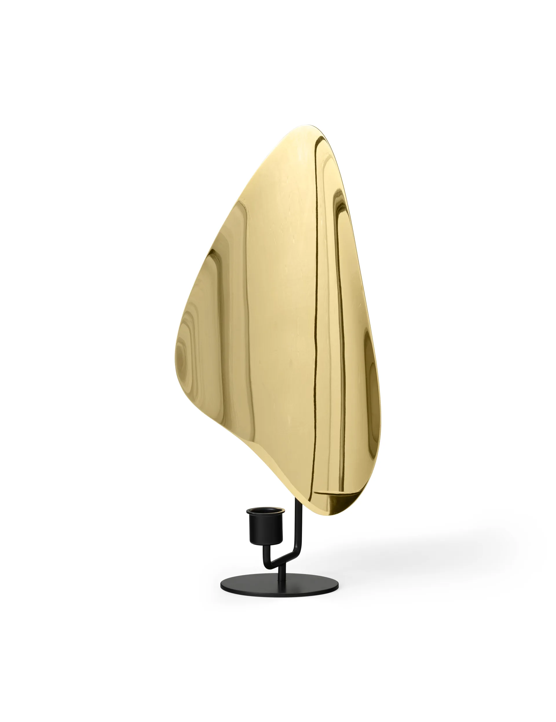 Flambeau kynttilänjalka 34 cm, Black-polished brass Audo Copenhagen