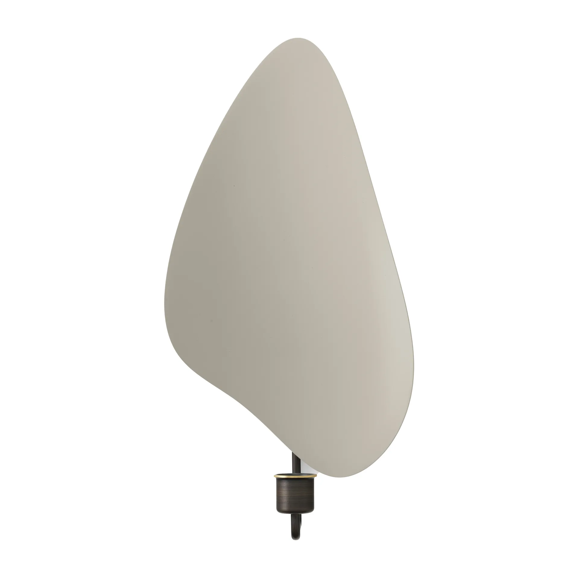 Flambeau kynttilänjalka seinä 34 cm, Bronzed brass-grey Audo Copenhagen