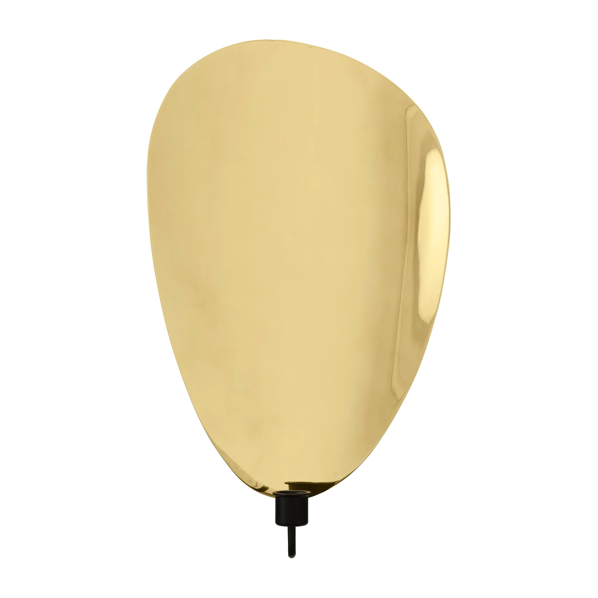 Flambeau kynttilänjalka seinä 40 cm, Black-polished brass Audo Copenhagen