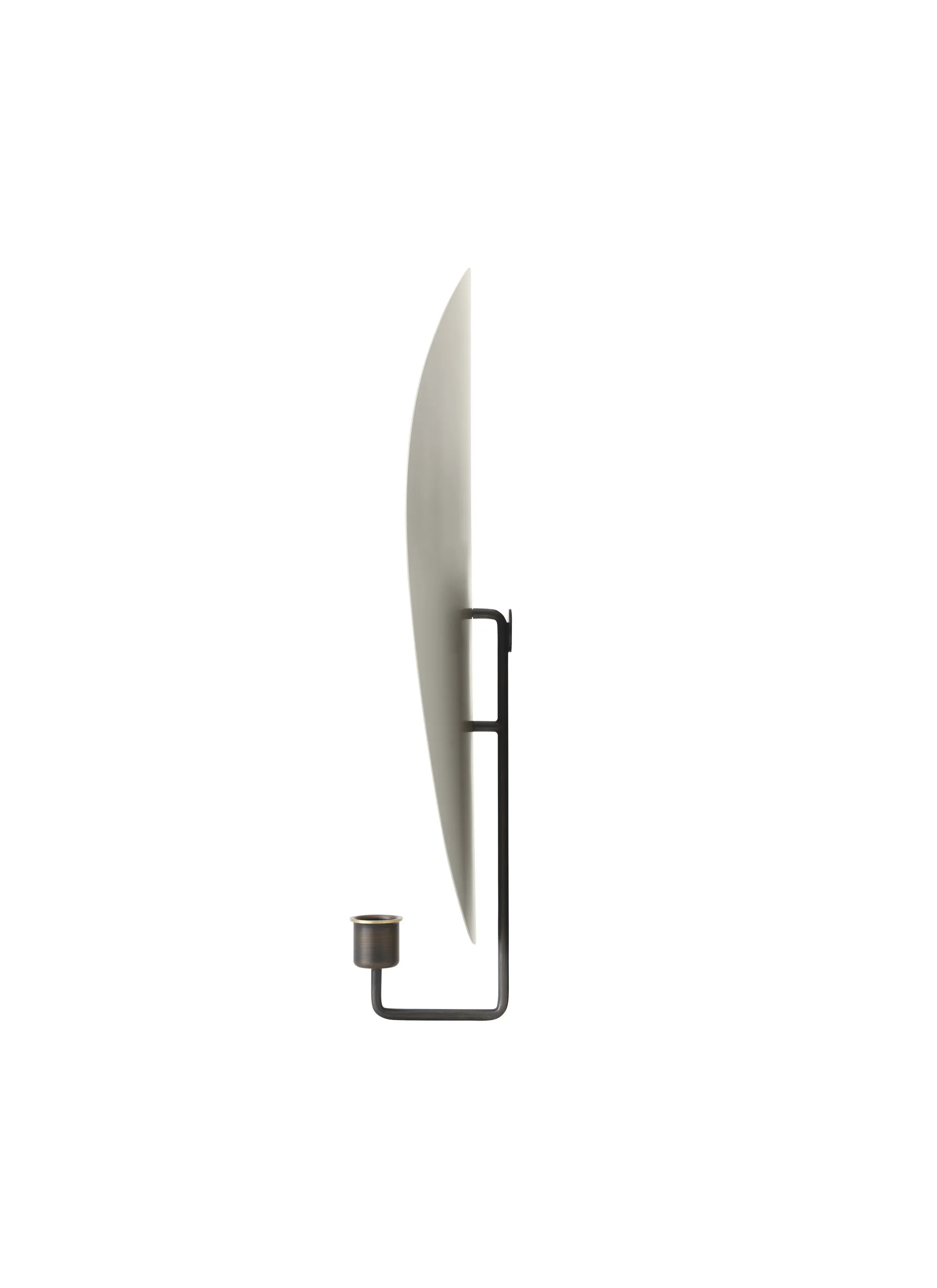 Flambeau kynttilänjalka seinä 40 cm, Bronzed brass-grey Audo Copenhagen