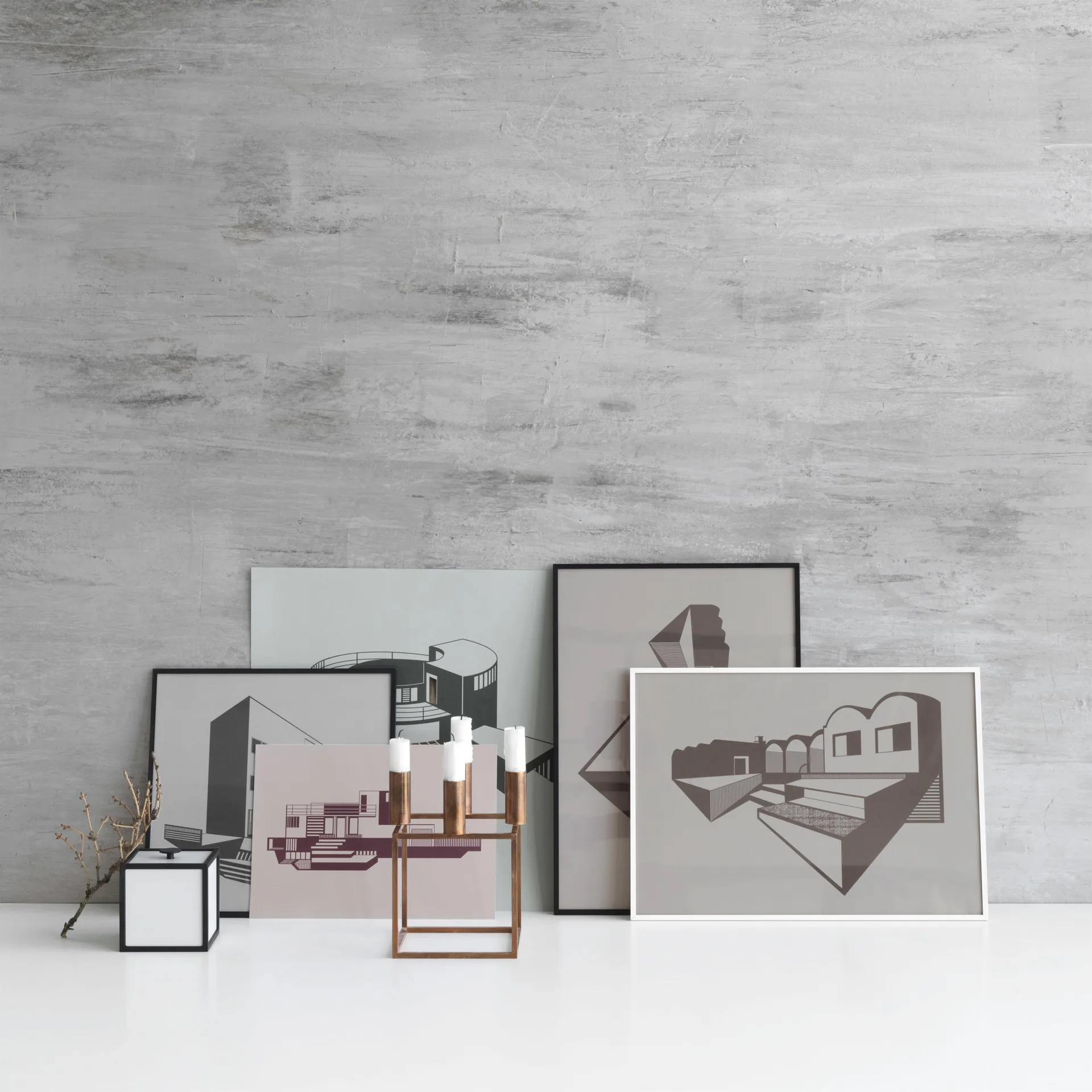 Frame 10 box kannella, valkoinen Audo Copenhagen