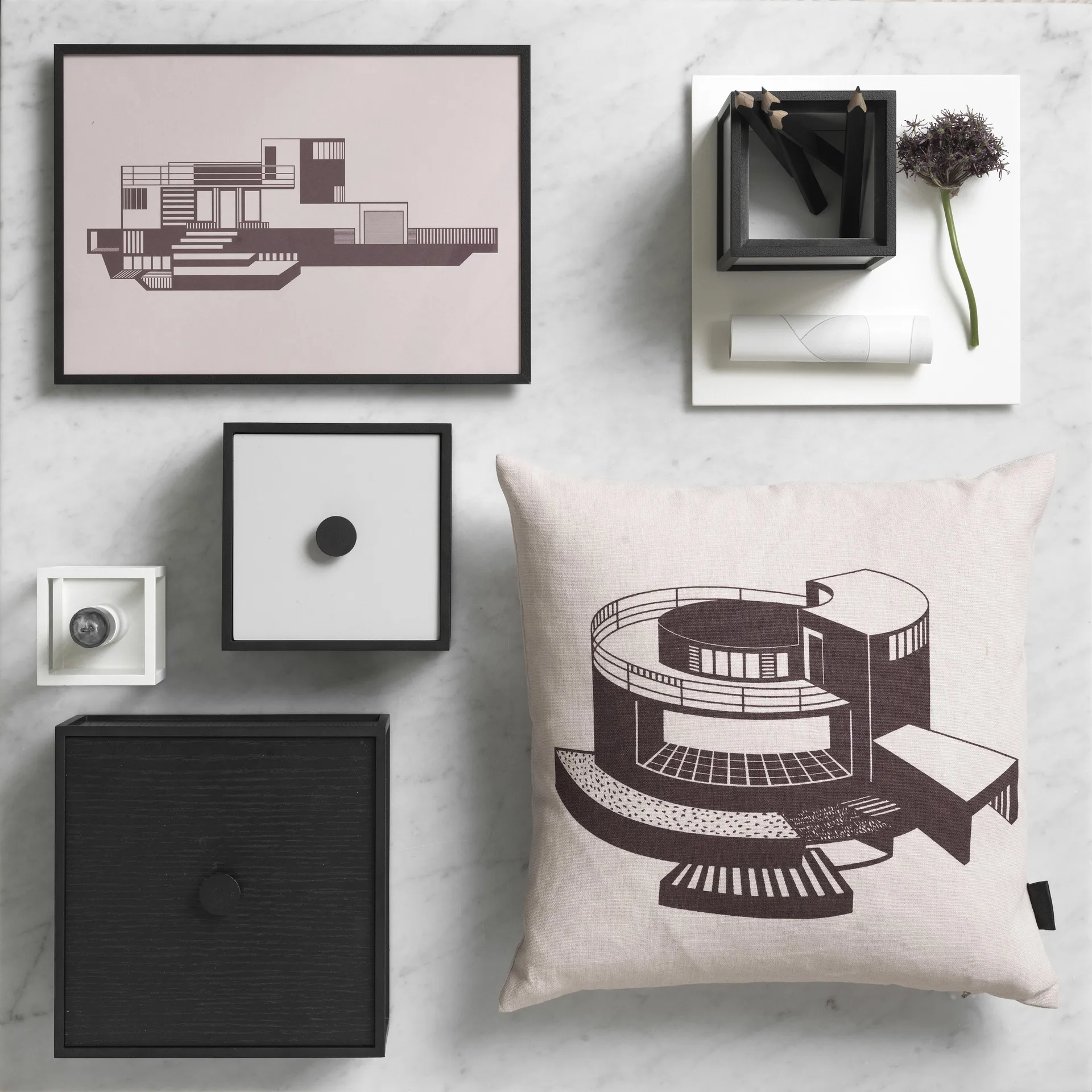 Frame 10 box kannella, valkoinen Audo Copenhagen