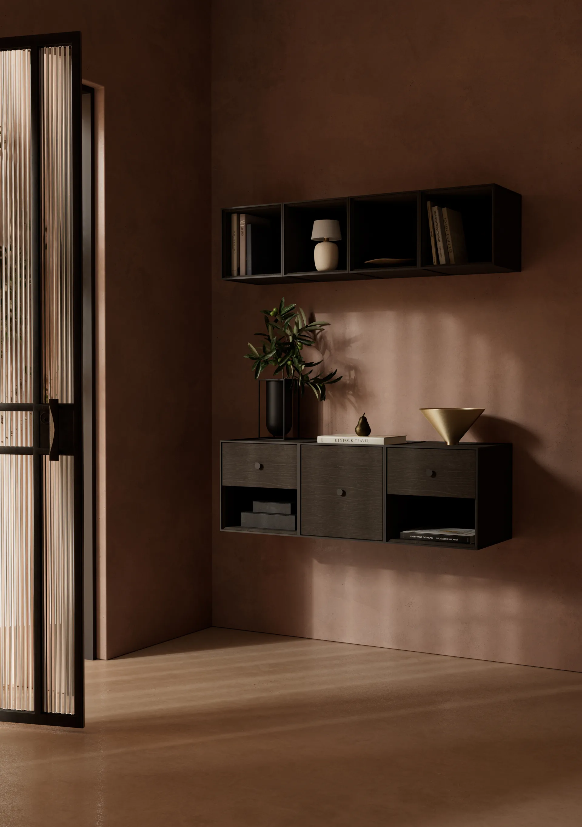 Frame 35 kuutio ilman ovea, savustettu tammi Audo Copenhagen