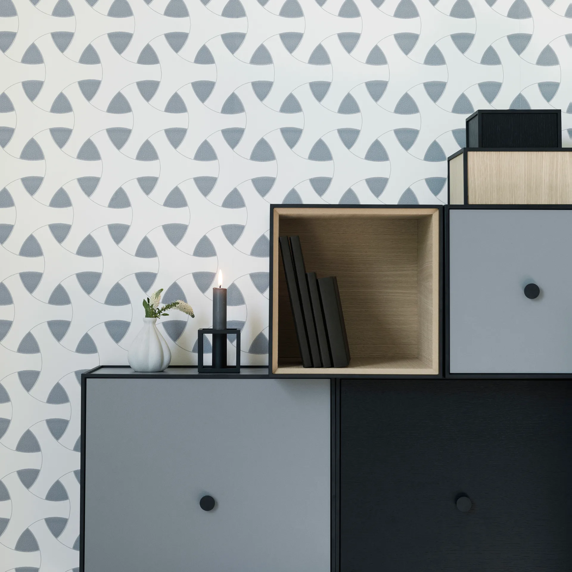 Frame 35 kuutio ovella, tummanharmaa Audo Copenhagen