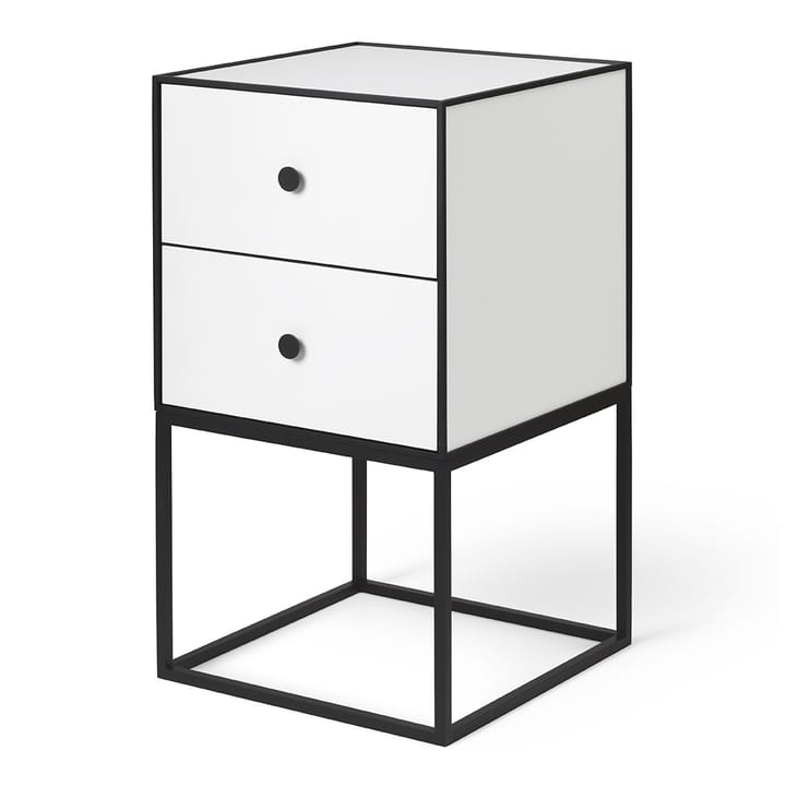 Frame 35 sivupöytä kahdella laatikolla - Valkoinen - Audo Copenhagen