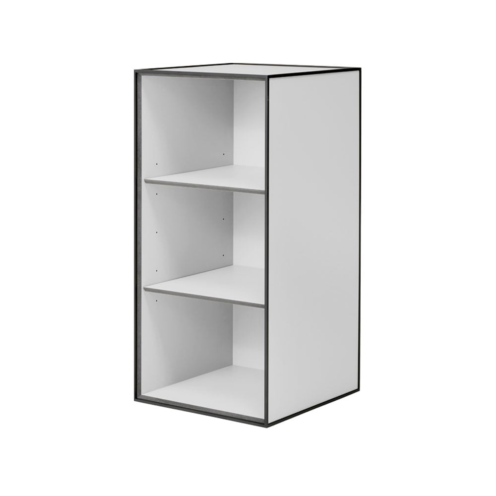 Audo Copenhagen Frame 70 -säilytyslaatikko Light grey, 2 hyllytasoa