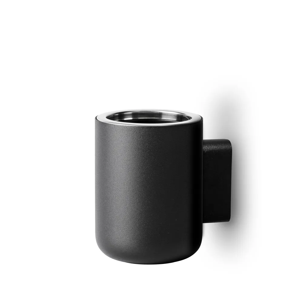 Hammasharjateline, Musta, seinään kiinnitettävä Audo Copenhagen