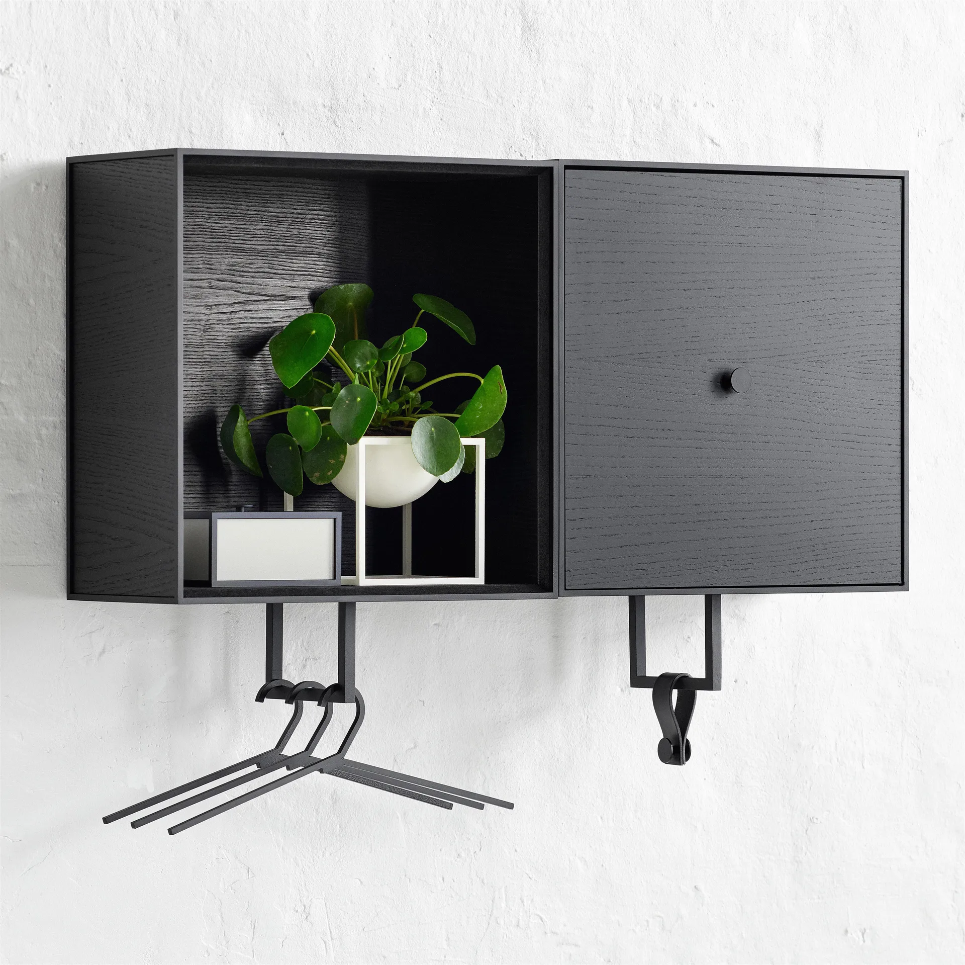 Hangar vaateripustin 3-pakkaus, musta Audo Copenhagen