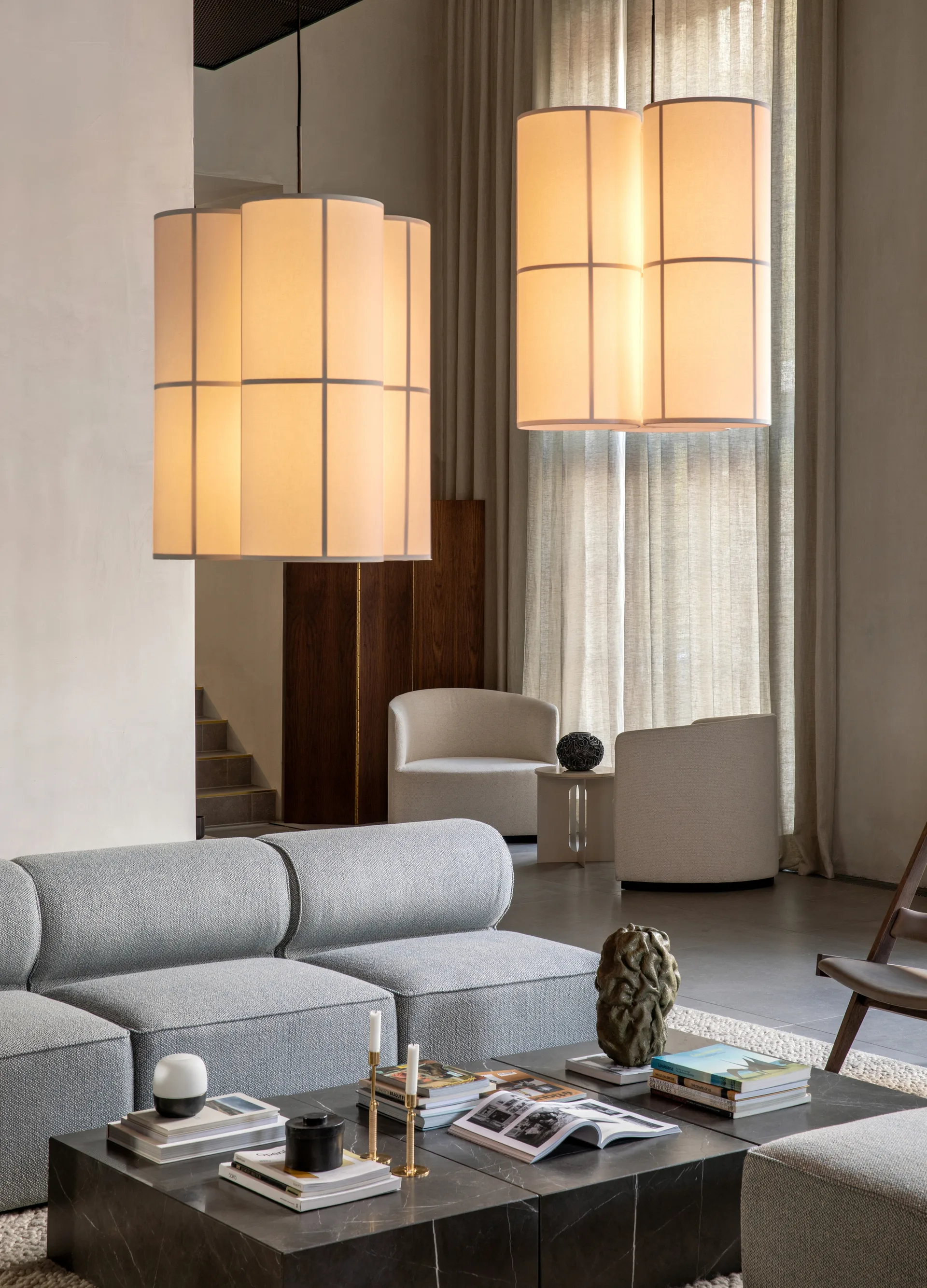 Hashira Cluster -riippuvalaisin raw, 75 cm Audo Copenhagen