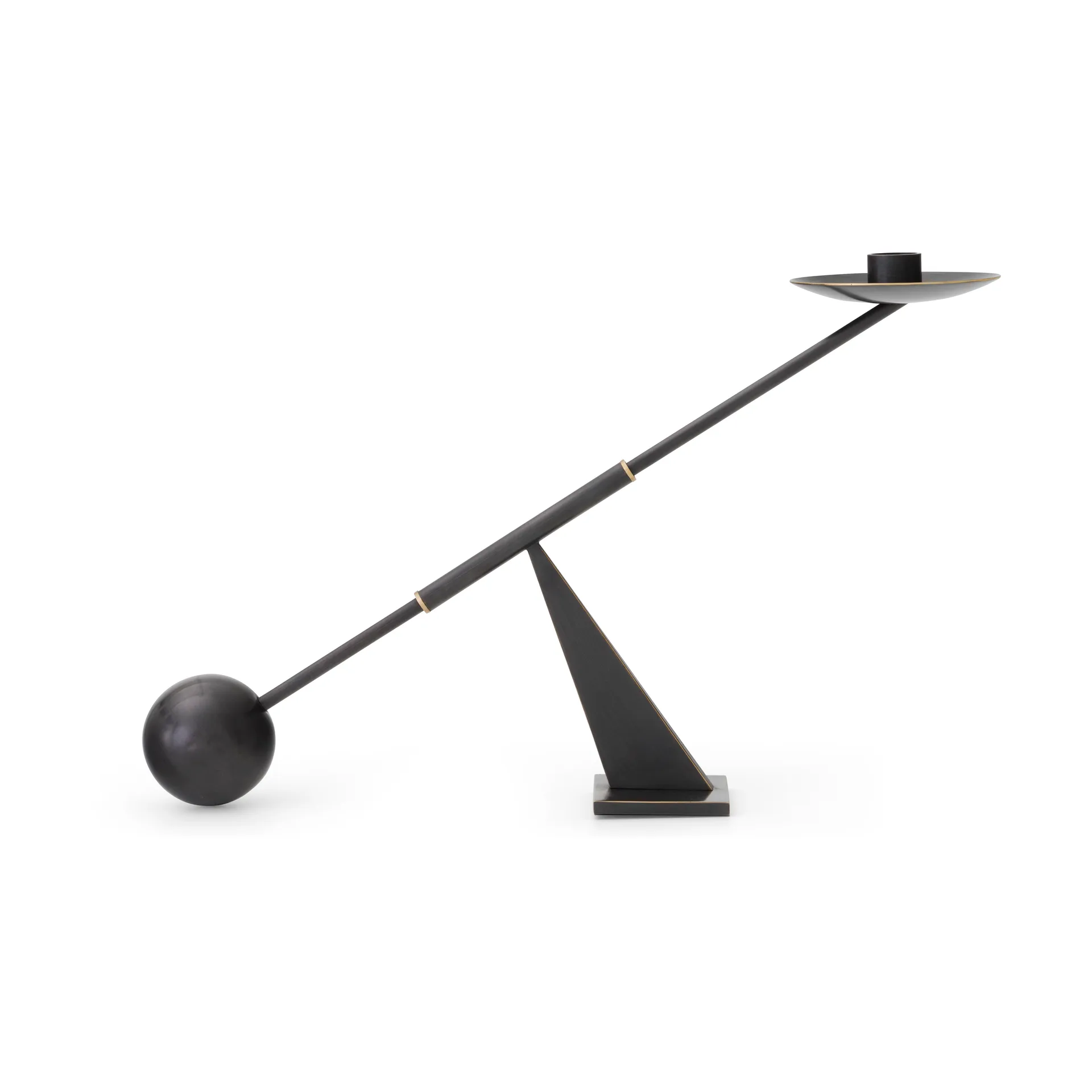 Interconnect kynttilänjalka 42,5 cm, Bronzed brass Audo Copenhagen