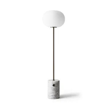 JWDA lattialamppu - Carrara-marmori–bronssattu messinki, 130 cm - Audo Copenhagen