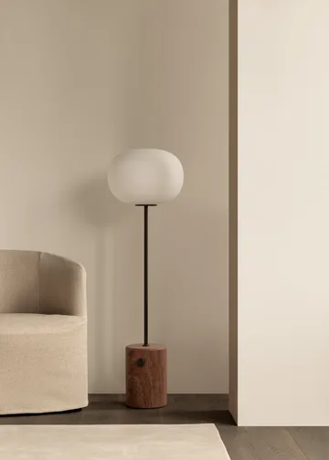 JWDA lattialamppu - Red travertine, 130 cm - Audo Copenhagen