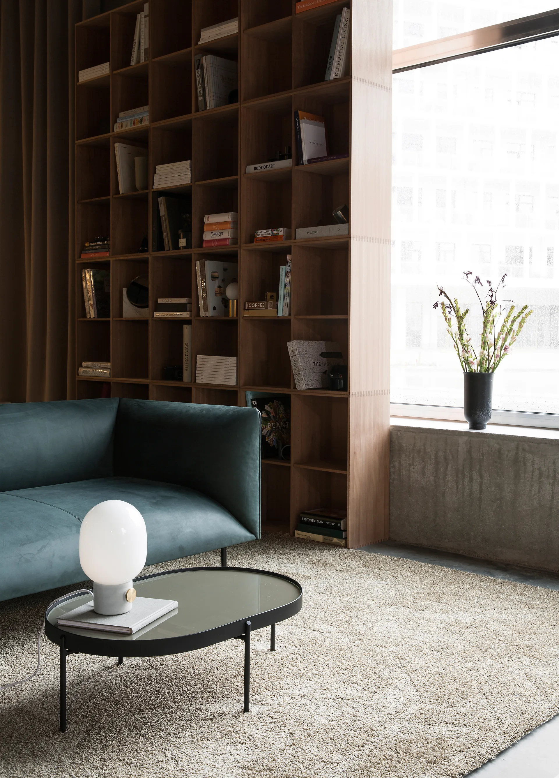 JWDA pöytävalaisin, Betoni-messinki, Small Audo Copenhagen