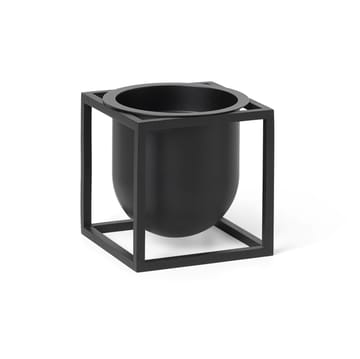 Kubus kukkaruukku 10 cm - Musta - Audo Copenhagen