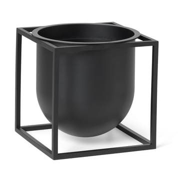 Kubus kukkaruukku 14 cm - Musta - Audo Copenhagen