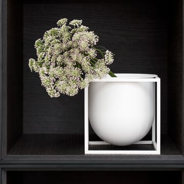 Kubus kukkaruukku 14 cm - Valkoinen - Audo Copenhagen
