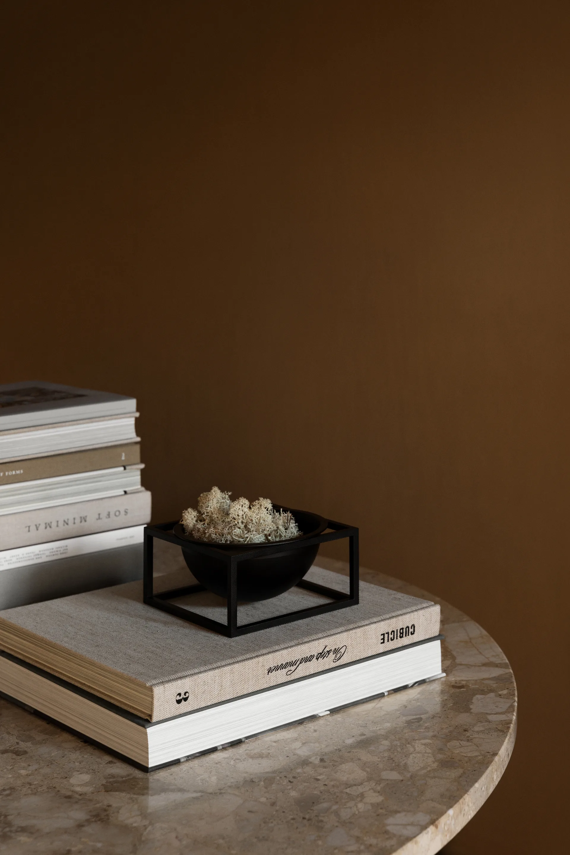 Kubus kulho pieni matala, musta Audo Copenhagen