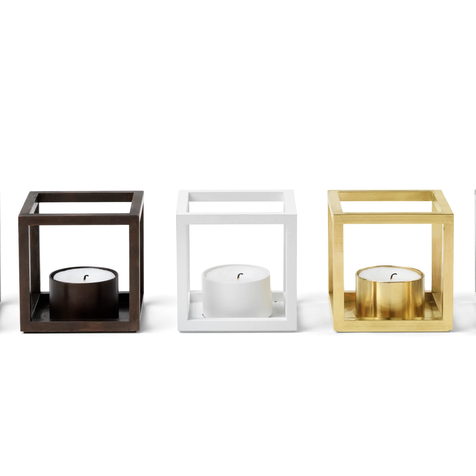 Kubus kynttilälyhty, valkoinen Audo Copenhagen