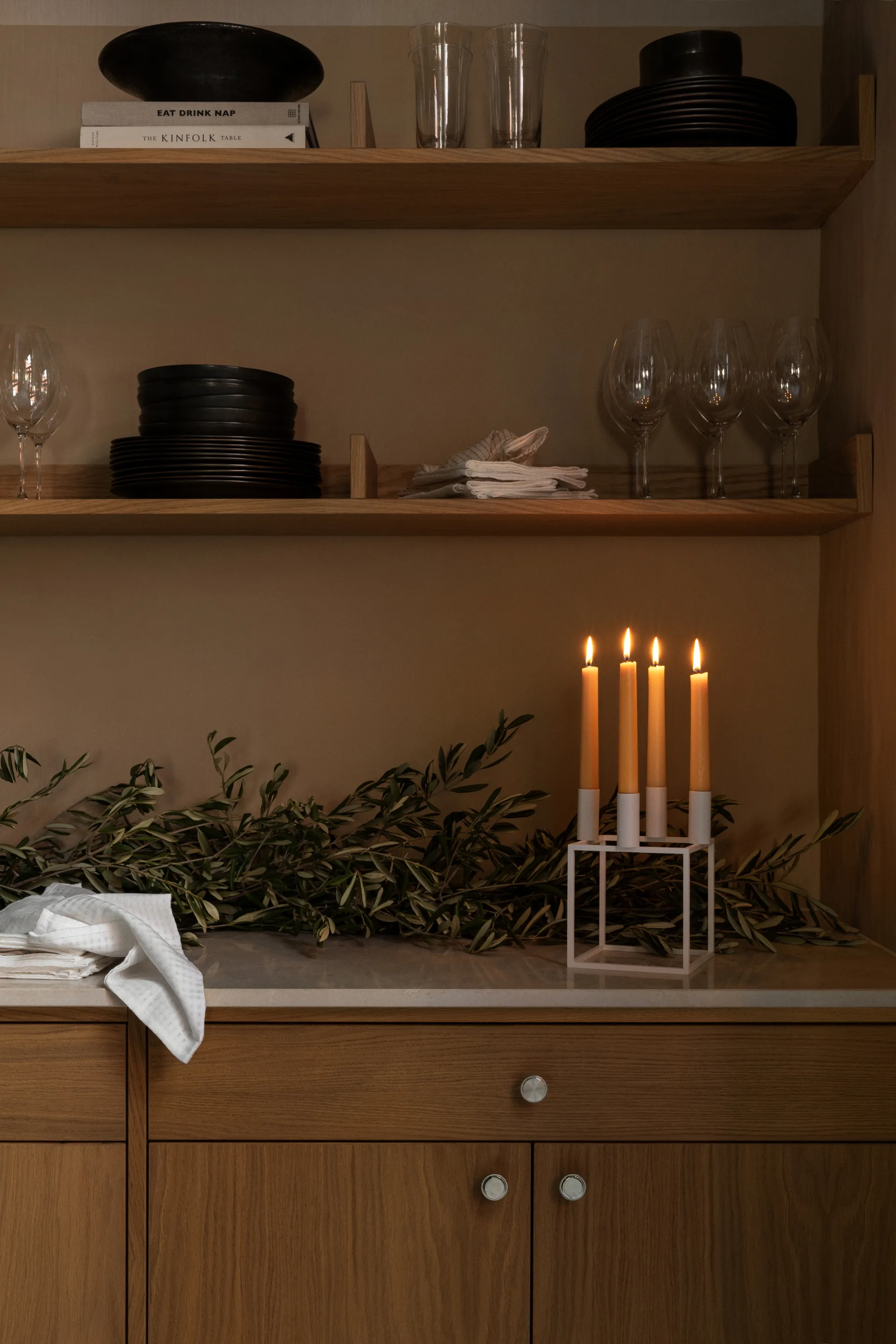 Kubus kynttilänjalka, valkoinen Audo Copenhagen