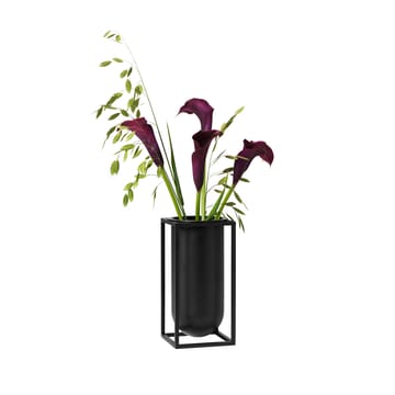 Kubus maljakko Lily - musta - Audo Copenhagen