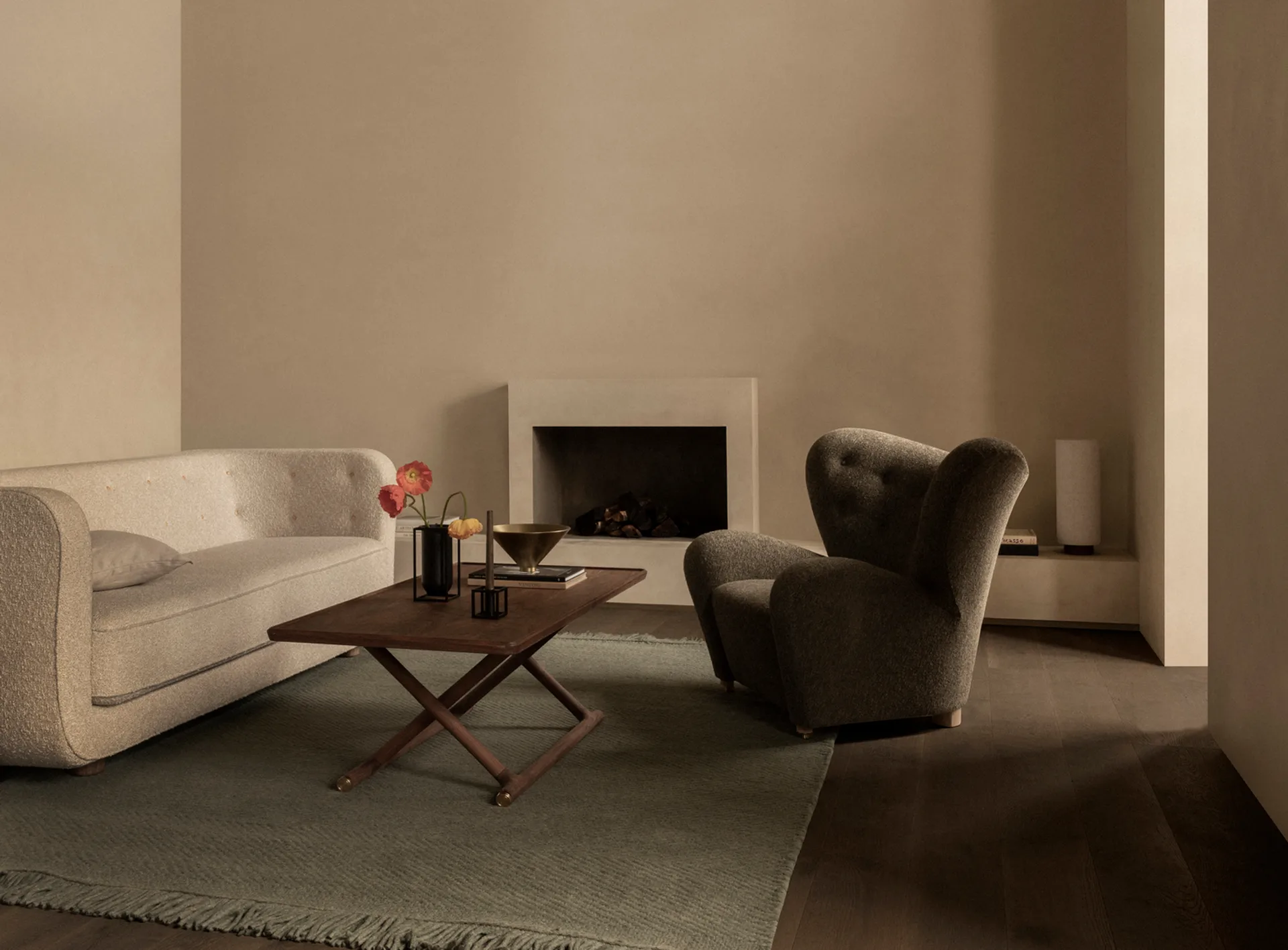 Kubus maljakko Lolo, musta Audo Copenhagen