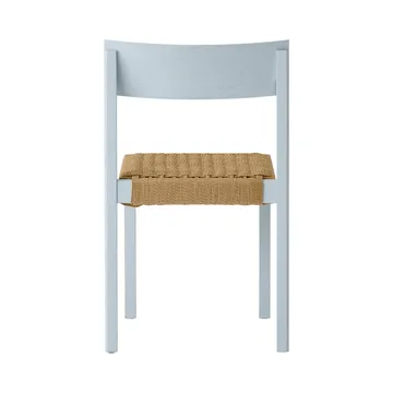Mauro tuoli - Linen blue tammi-luonnonpunottu istuin - Audo Copenhagen
