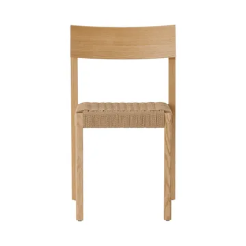 Mauro tuoli - Natural tammi-naturpunottu istuin - Audo Copenhagen