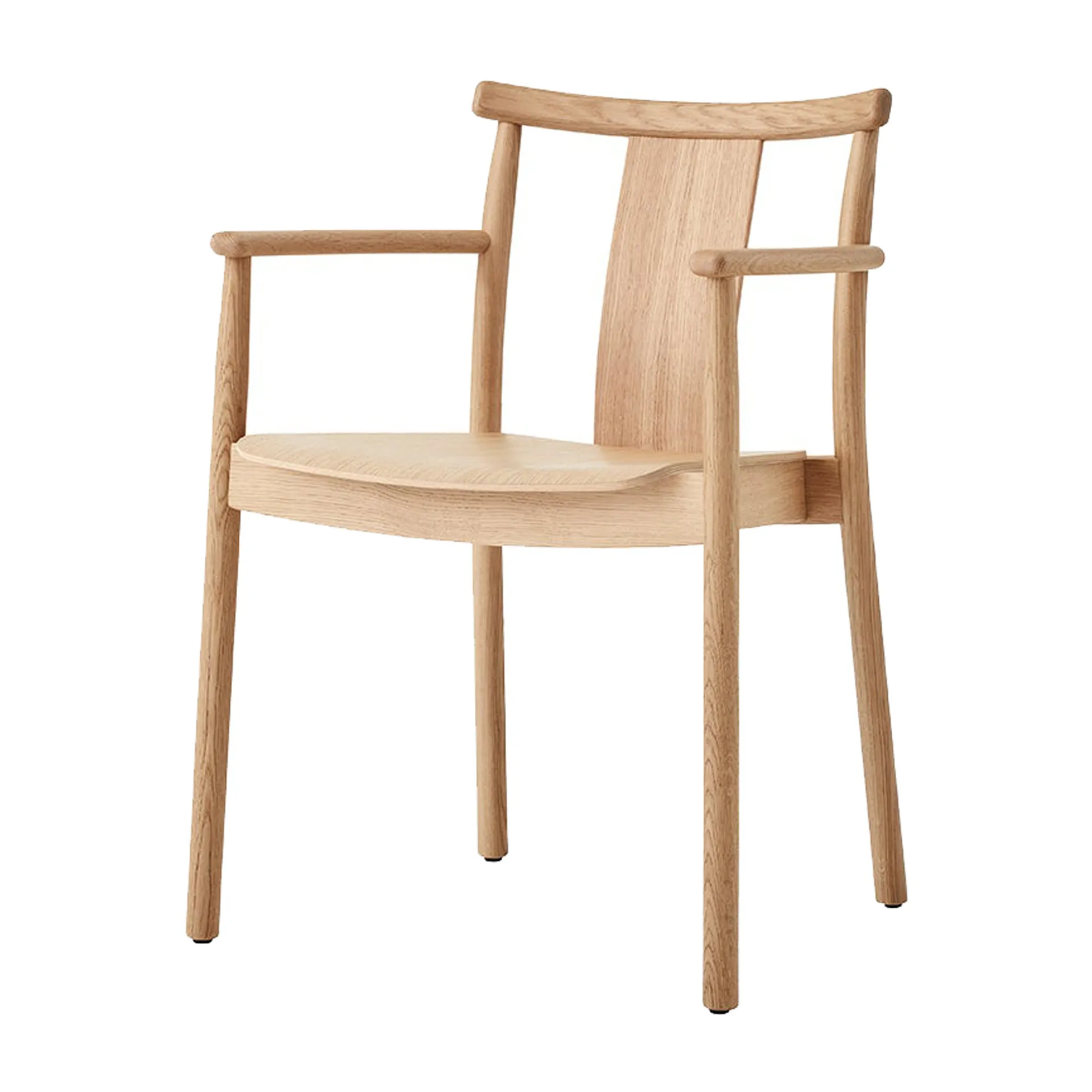 Merkur käsinojallinen tuoli, Natural oak Audo Copenhagen
