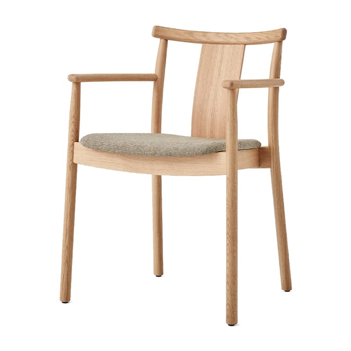 Merkur käsinojallinen tuoli pehmusteella, Oak-Hallingdal 0200 beige Audo Copenhagen