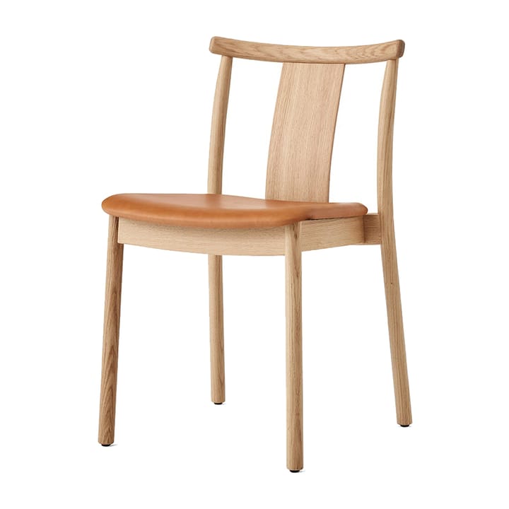 Merkur tuoli pehmusteella - Oak- Dakar 0250 cognac - Audo Copenhagen