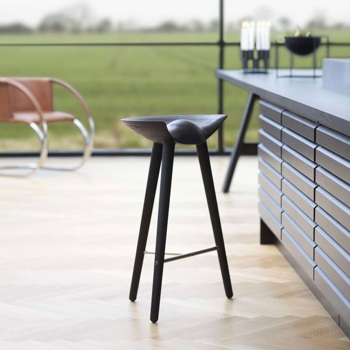 ML 42 -baarijakkara, Black stained beech, brass Audo Copenhagen