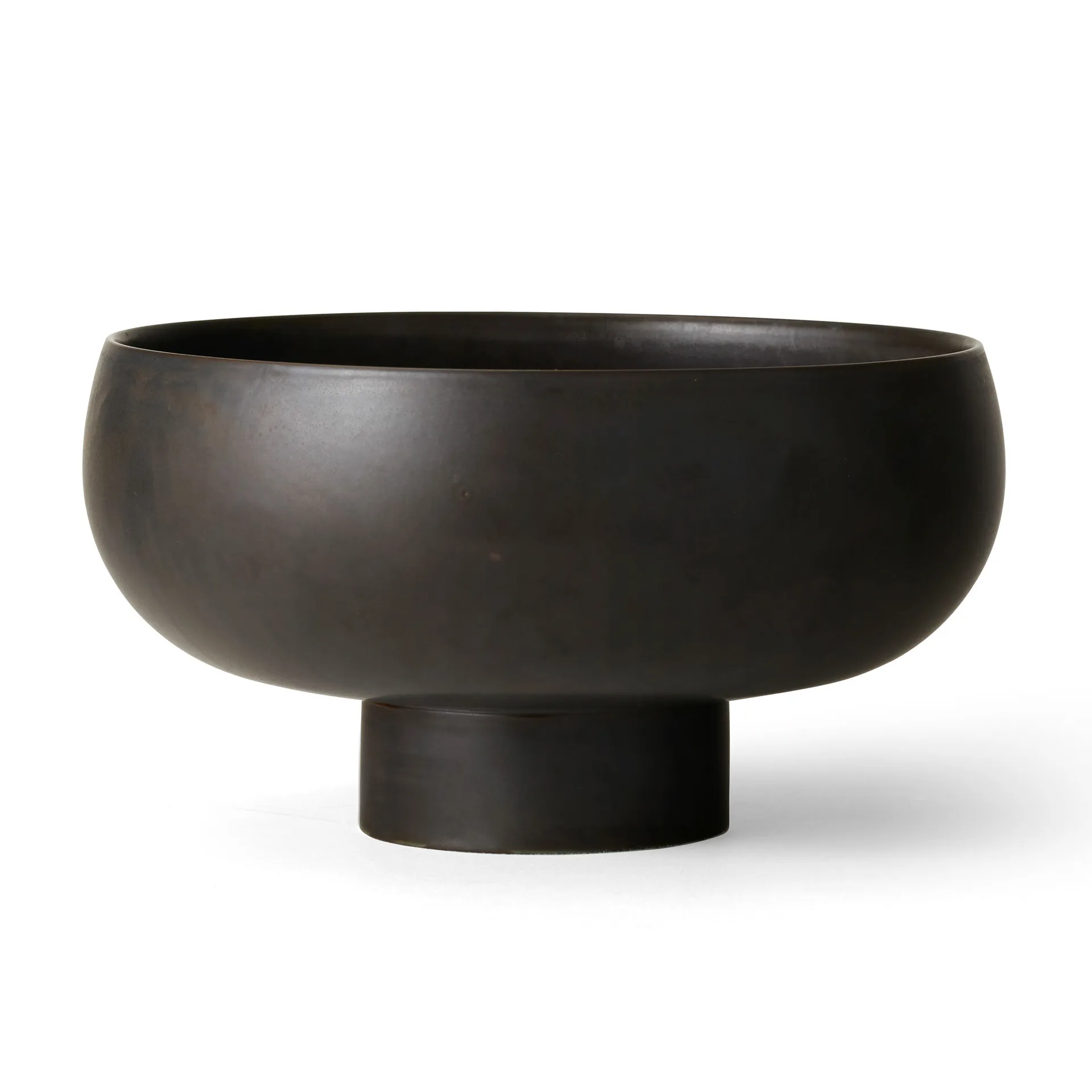 New Norm -hedelmäkulho Ø 25 cm, Tummaksi lasitettu Audo Copenhagen