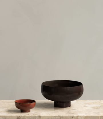 New Norm -hedelmäkulho Ø 25 cm - Tummaksi lasitettu - Audo Copenhagen