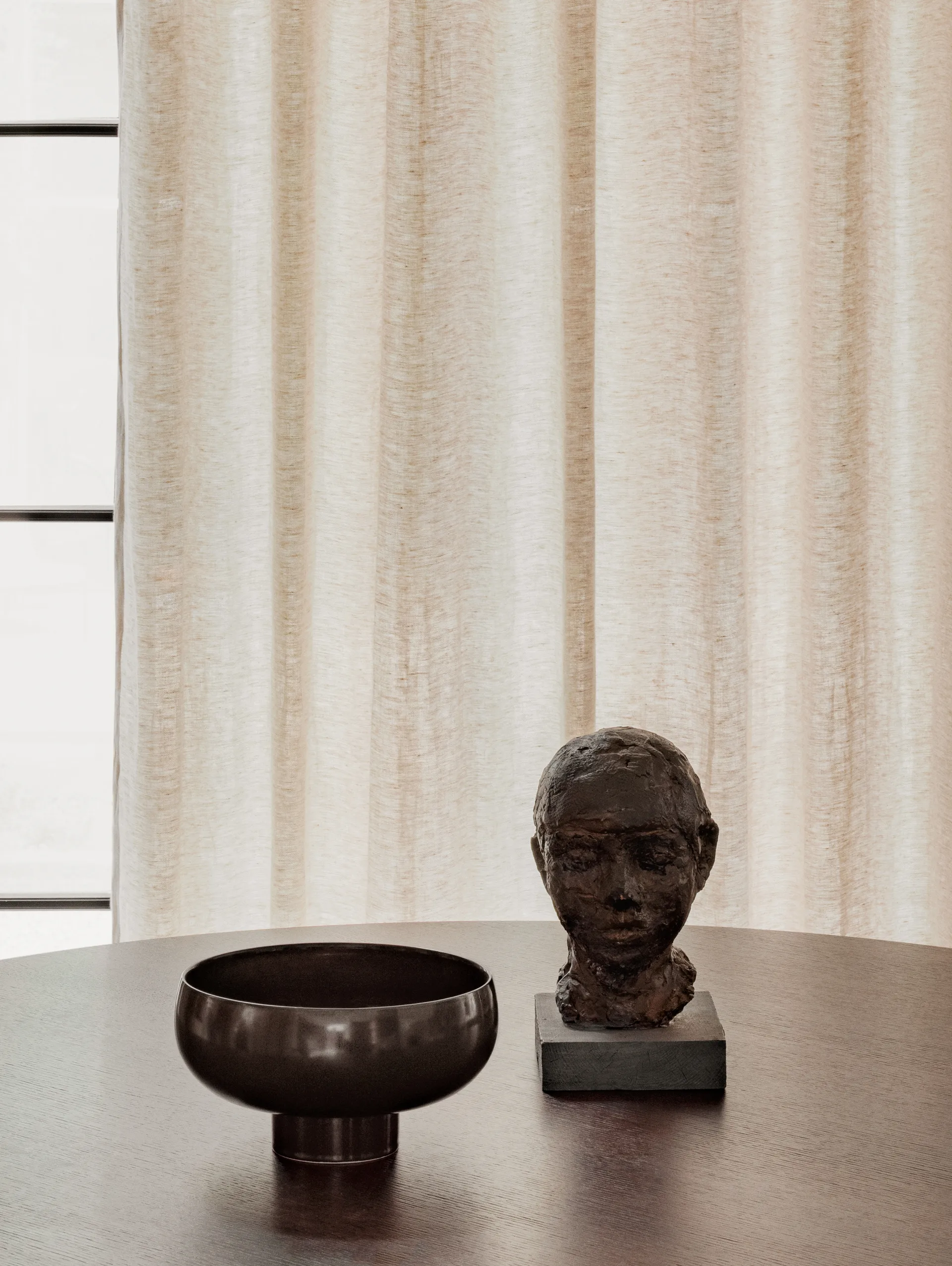 New Norm -hedelmäkulho Ø 25 cm, Tummaksi lasitettu Audo Copenhagen