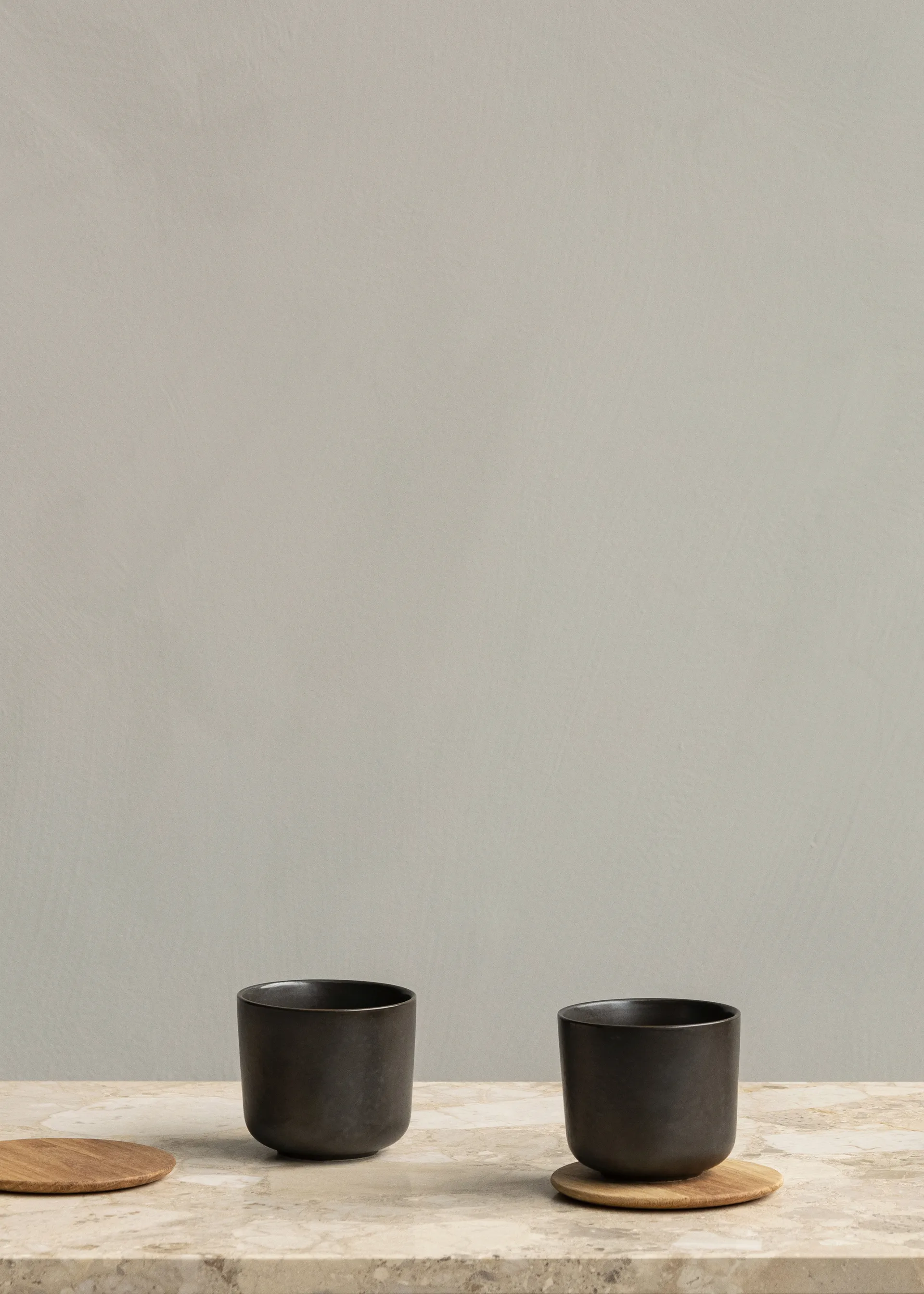 New Norm -lasinalunen puuta 2-pakkaus, Öljytty tammi Audo Copenhagen