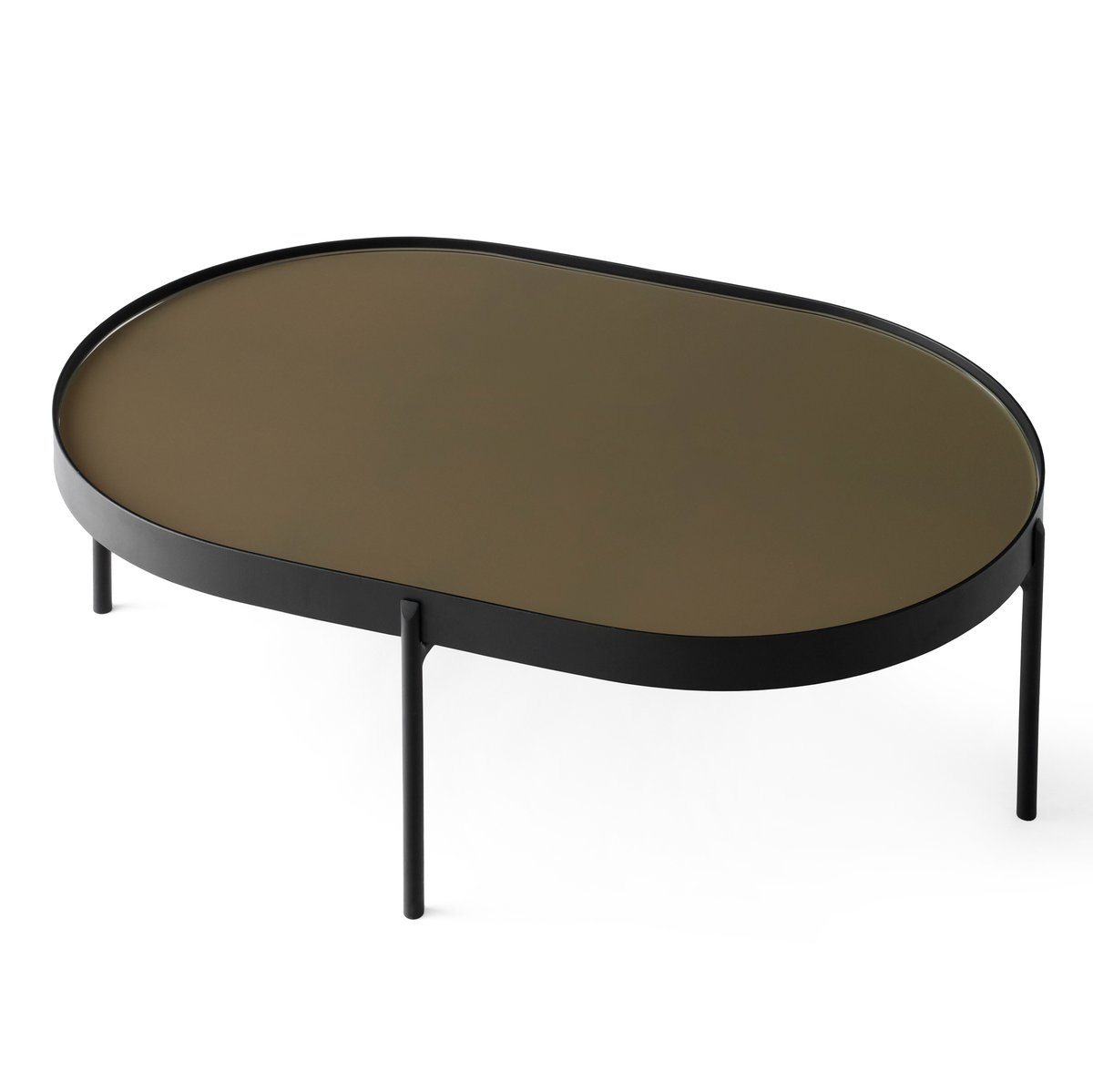 Audo Copenhagen NoNo sohvapöytä L 59,5x96,5 cm Musta-ruskea