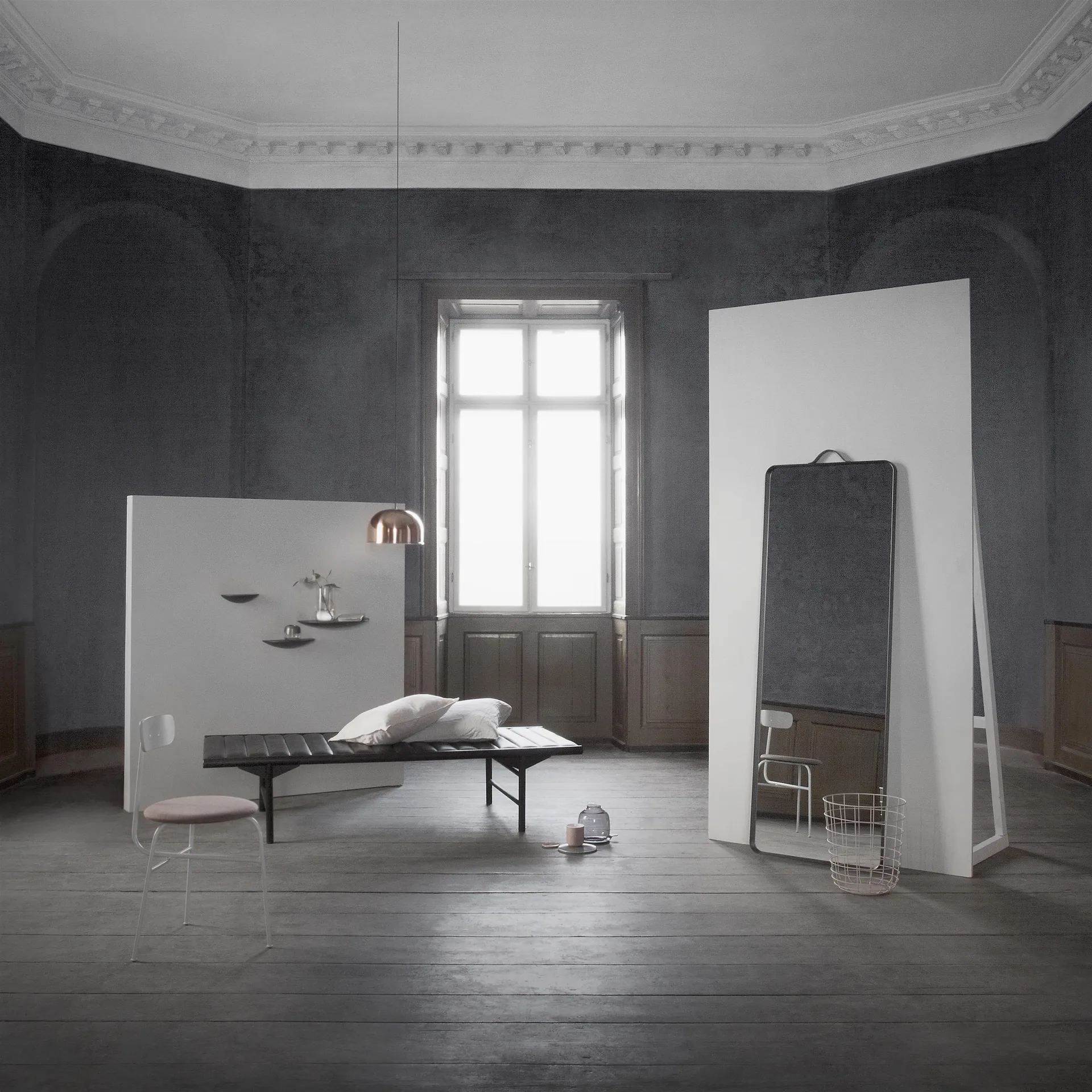 Norm lattiapeili, musta Audo Copenhagen