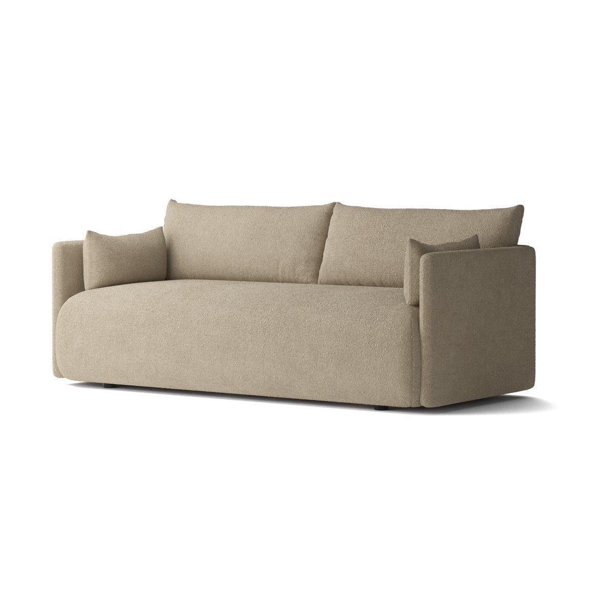 Audo Copenhagen Offset sohva 2-istuttava Audo Bouclé 02 Beige
