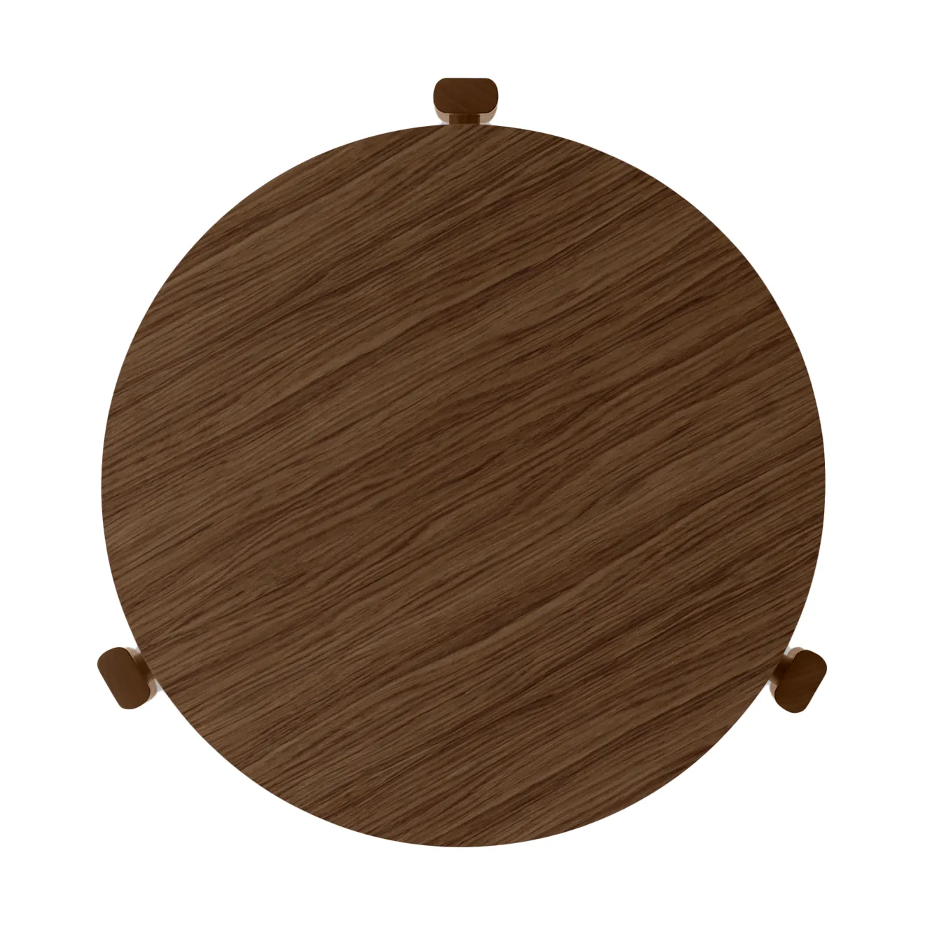 Passage sohvapöytä, Tummaksi petsattu tammi, Ø50 cm Audo Copenhagen